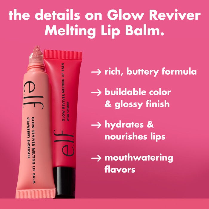 Glow Reviver Melting Lip Balm, new shade! Island Colada - Sheer Milky White w/ Gold Pearl