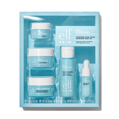 Holy Hydration! Hydrated Ever After Skincare Mini Kit, e.l.f. Hydrated Ever After Hydrating Skincare Set - Travel Size